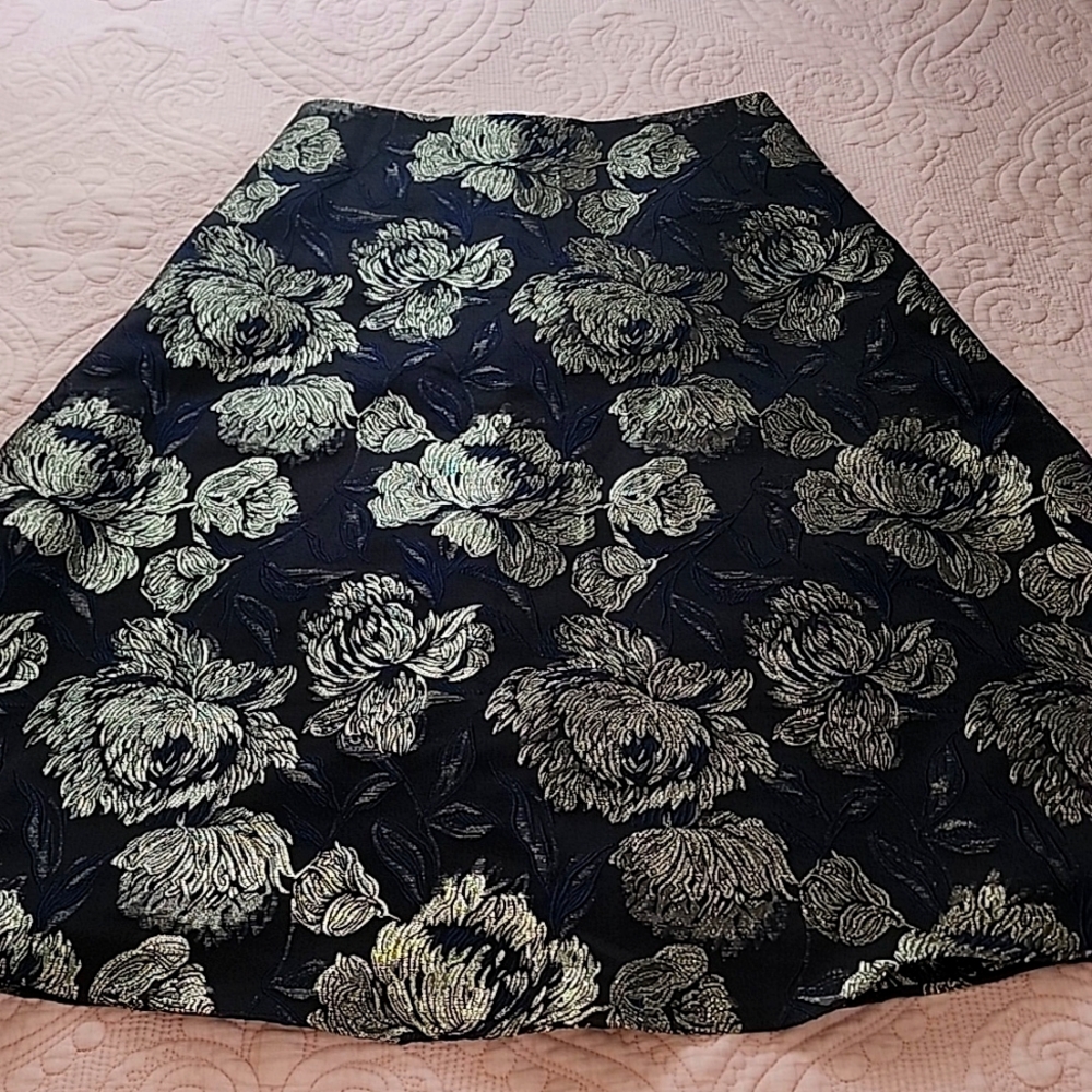 Ann Taylor, 2P, gold/blue/black